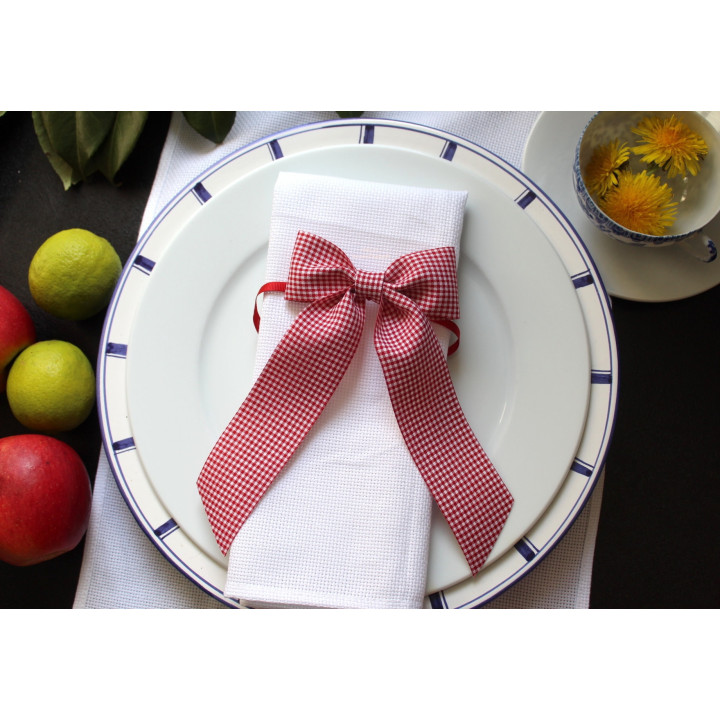 Easter napkin ring bow
