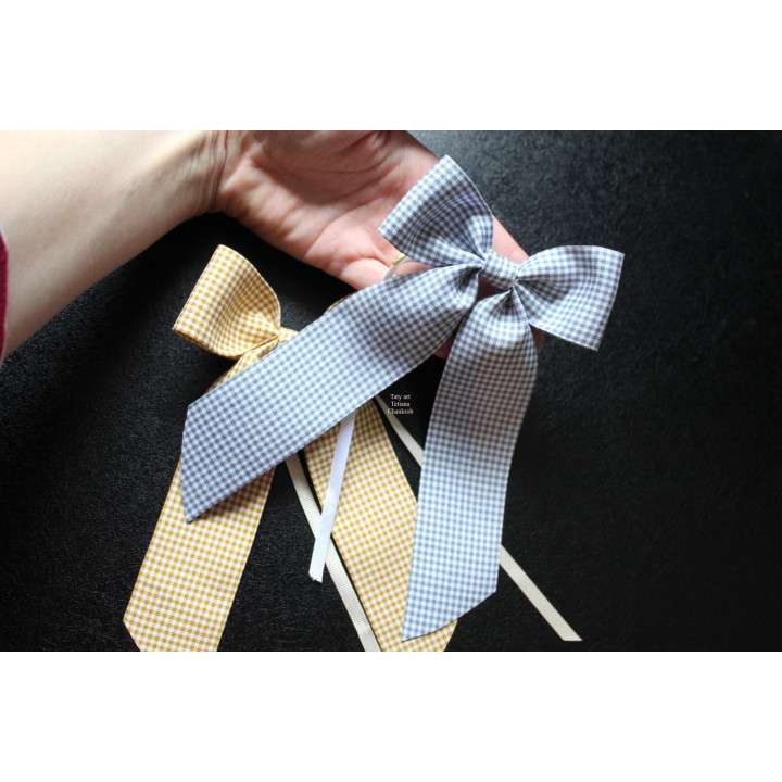 Easter napkin ring bow