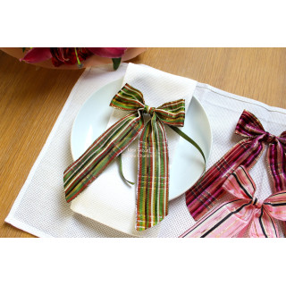 Easter napkin ring bow