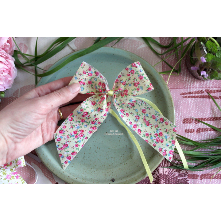 Gingham bow