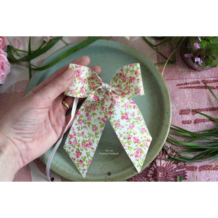 Gingham bow