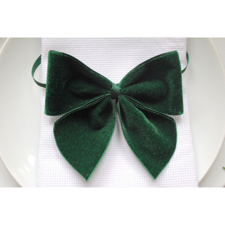 Black French Velvet bows