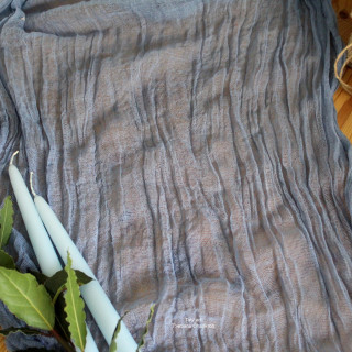 Chemin de table gaze coton