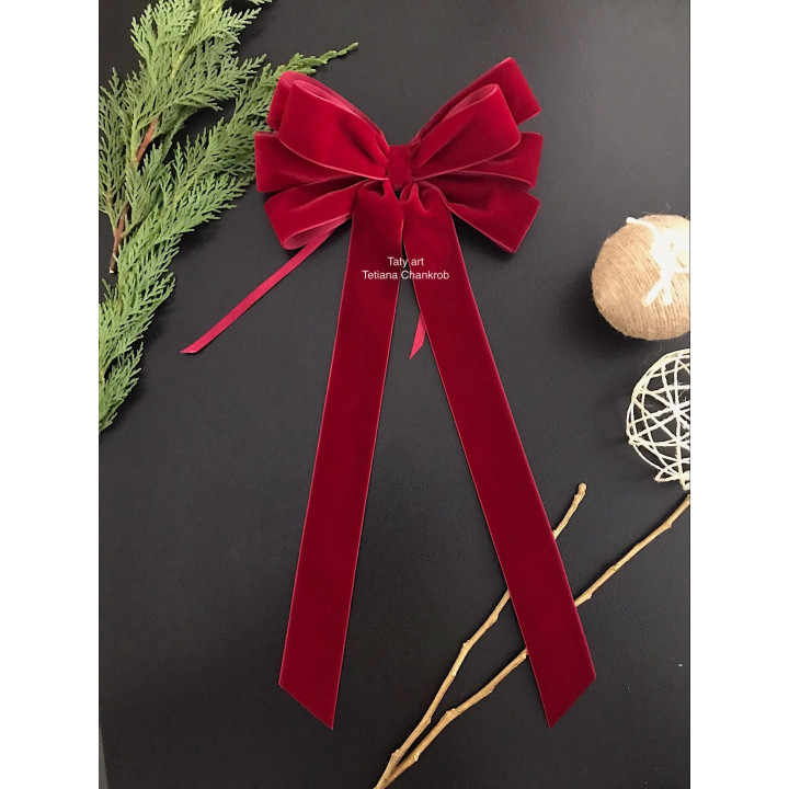 7" Velvet Bow Ties