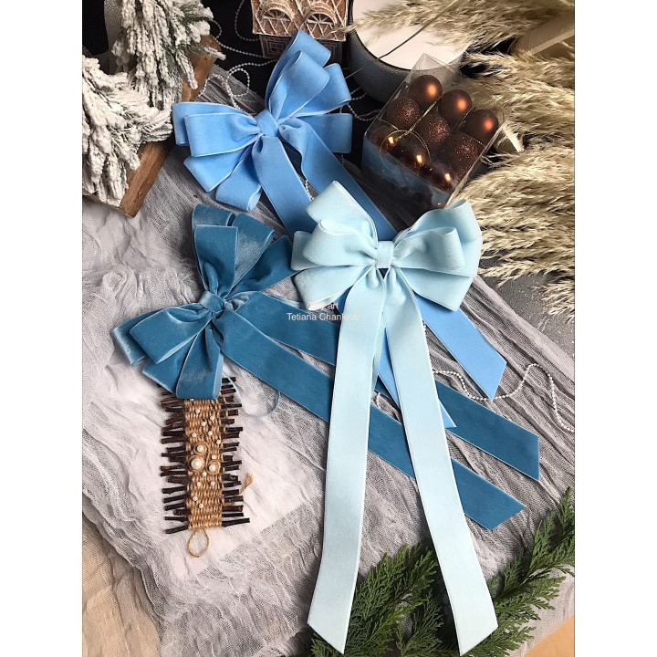 7" Velvet Bow Ties