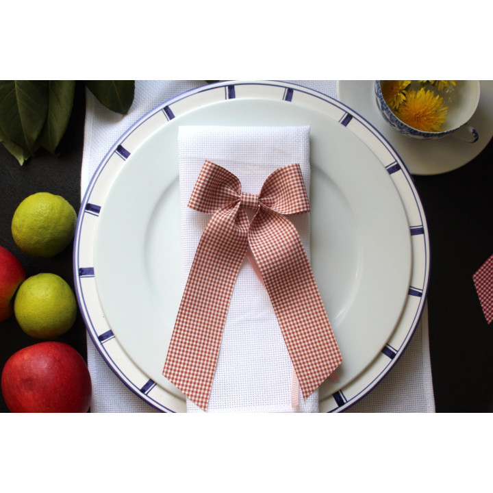 Easter napkin ring bow