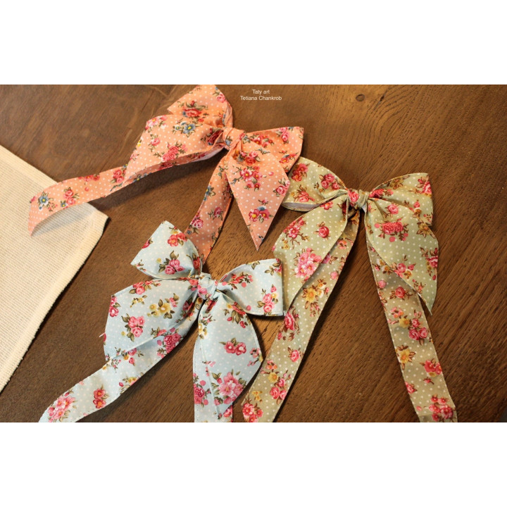 Gingham bow