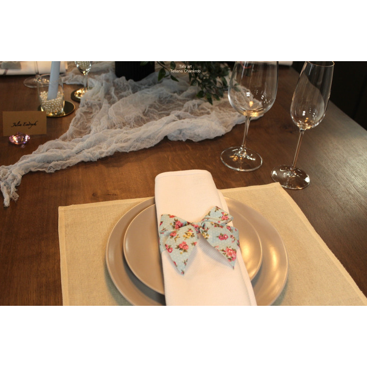 Gingham bow